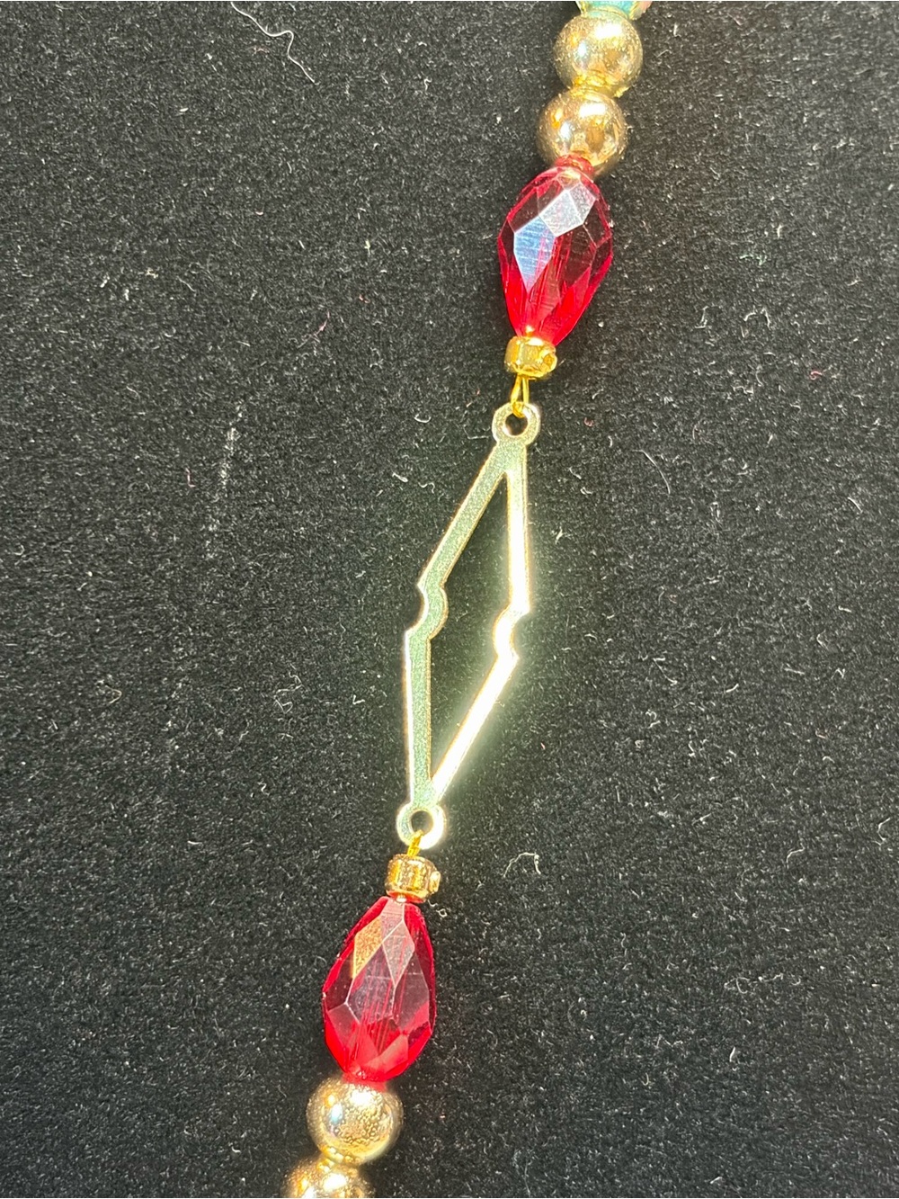 Vintage King of Hearts Cloisonné Pendant Necklace - Picture 5 of 8